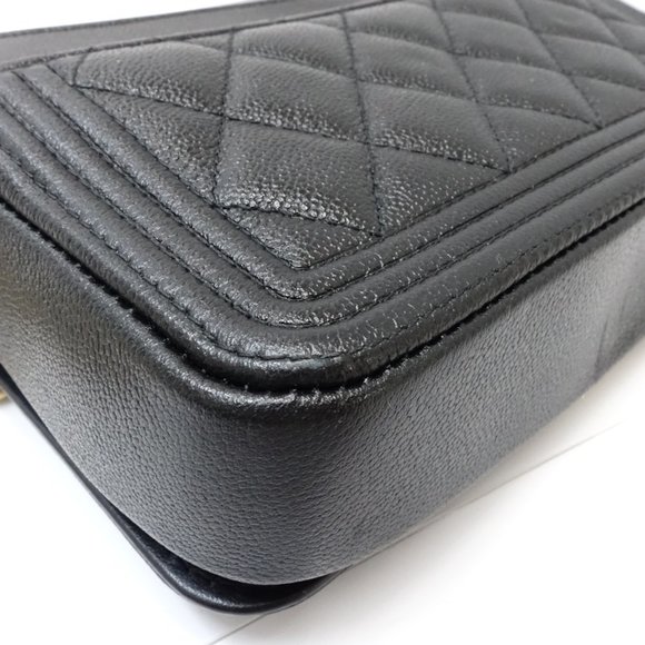 CHANEL Authentic Black Caviar Leather Wallet - Picture 5 of 10